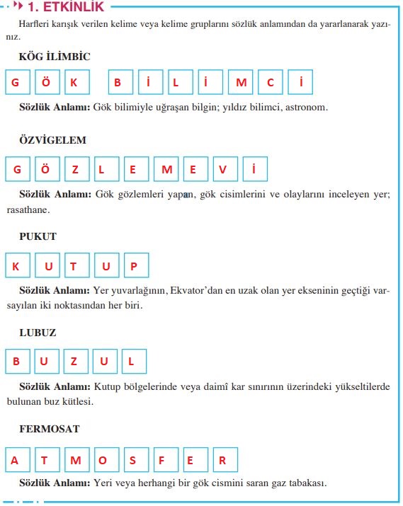 8. Sınıf Türkçe Ders Kitabı Sayfa 56 Cevapları Hecce Yayınları