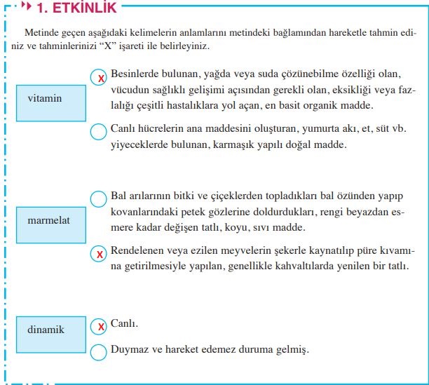 8. sınıf türkçe sayfa 200 cevapları hecce yayınları