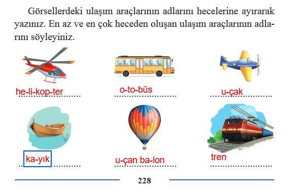 2. Sınıf Türkçe 228. Sayfa Cevapları Bilim Ve Kültür 