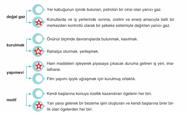 6. Sınıf Türkçe Ders Kitabı 15. Sayfa Cevapları Yıldırım Yayınları