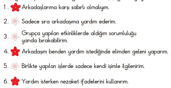 2. Sınıf Hayat Bilgisi Ders Kitabı Cevapları MEB Sayfa 40