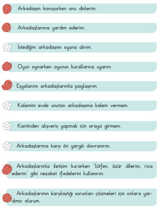 3. Sınıf Hayat Bilgisi Ders Kitabı Cevapları Sayfa 22 SDR İpekyolu Yayınları