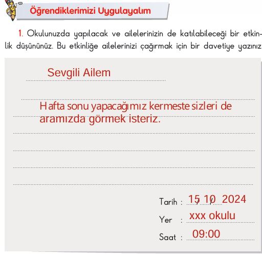 3. Sınıf Hayat Bilgisi Ders Kitabı Cevapları Sayfa 37 SDR İpekyolu Yayınları