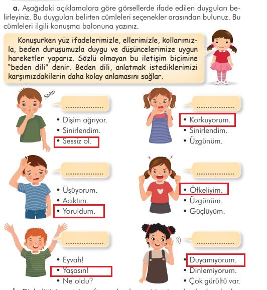 3. Sınıf Türkçe Ders Kitabı 46. Sayfa Cevapları İlke Yayınları