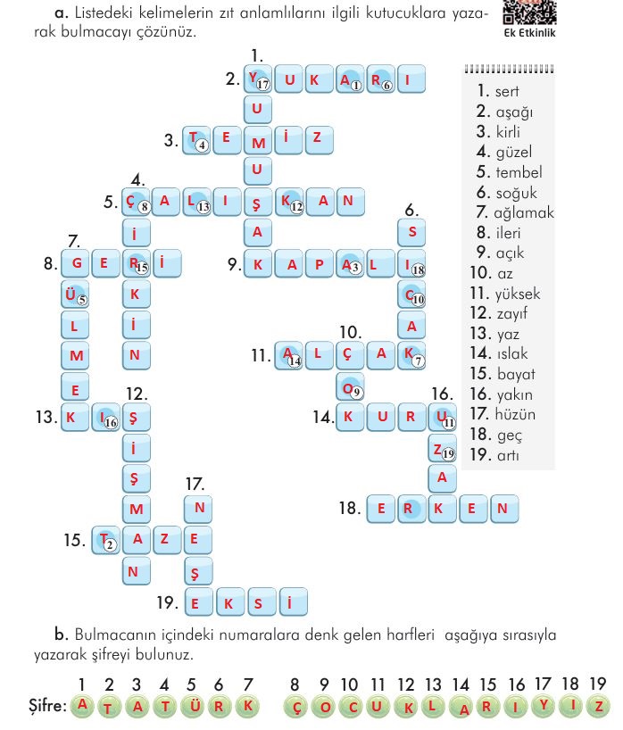 3. Sınıf Türkçe Ders Kitabı 60. Sayfa Cevapları İlke Yayınları