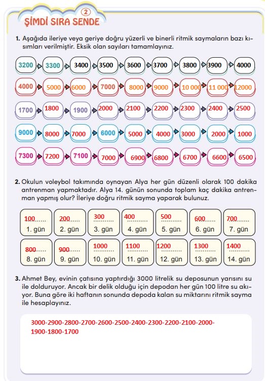 4. Sınıf MEB Matematik Ders Kitabı Cevapları Sayfa 21