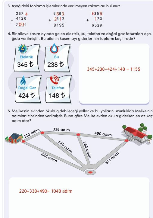 4. Sınıf MEB Matematik Ders Kitabı Cevapları Sayfa 42