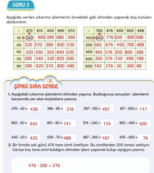 4. Sınıf MEB Matematik Ders Kitabı Cevapları Sayfa 48