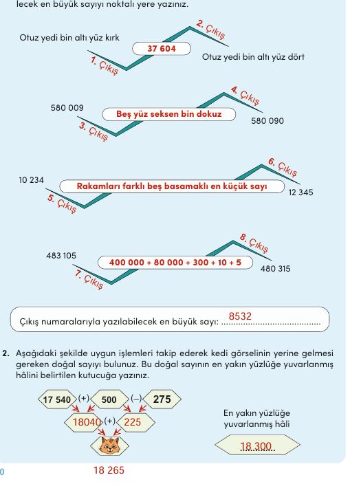 4. Sınıf MEB Matematik Ders Kitabı Cevapları Sayfa 50