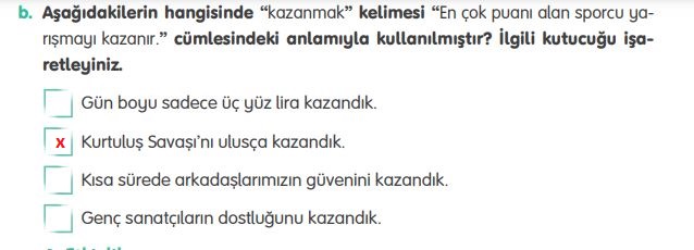 4. Sınıf Türkçe Ders Kitabı 34. Sayfa Cevapları Tuna Yayınları