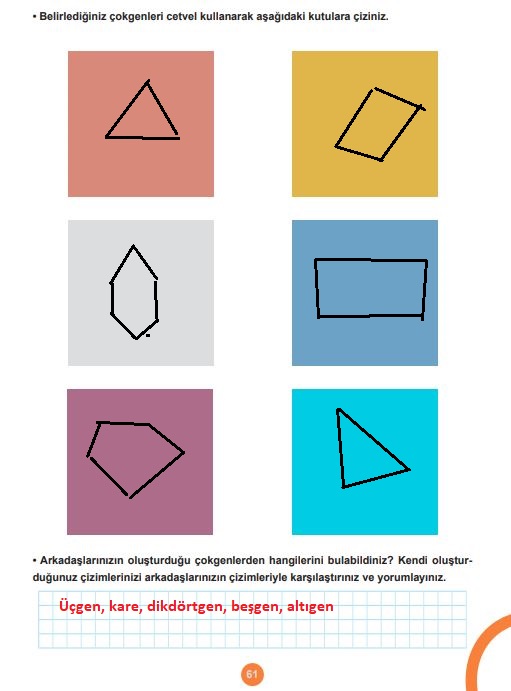 5. Sınıf Matematik Ders Kitabı Cevapları Sayfa 61 MEB Yayınları