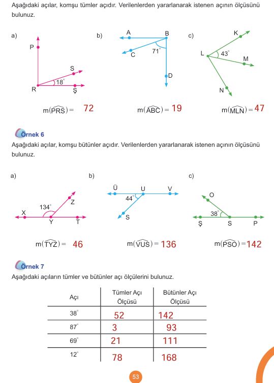 5. Sınıf Matematik Ders Kitabı Cevapları Sayfa 53 MEB Yayınları (1. Kitap)