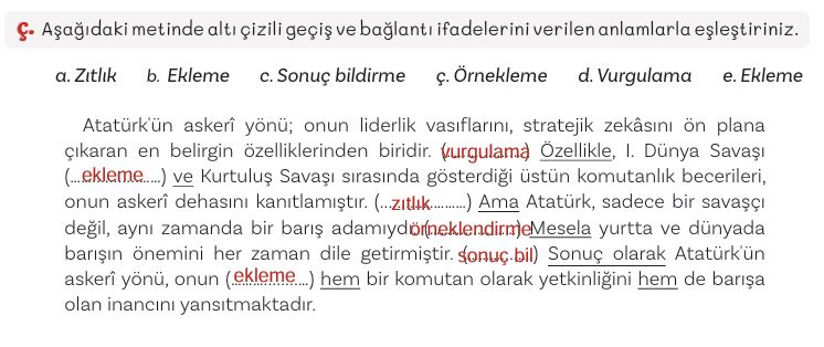 5. Sınıf Türkçe Ders Kitabı 94. Sayfa MEB Yayınları 