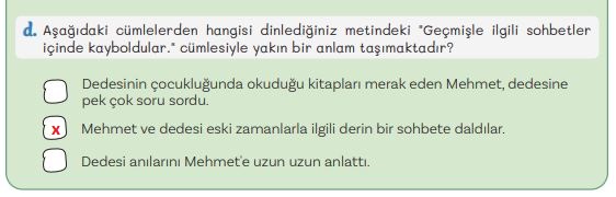 5. Sınıf Türkçe Ders Kitabı 70. Sayfa Cevapları MEB Yayınları 