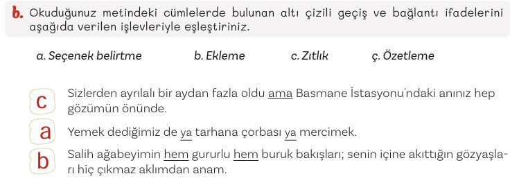 5. Sınıf Türkçe Ders Kitabı 94. Sayfa Cevapları MEB Yayınları 