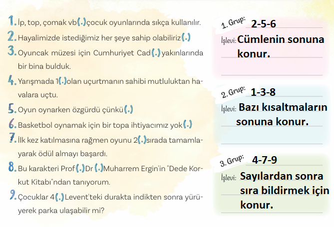 5. Sınıf Türkçe Sayfa 35 Cevapları