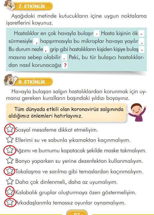 2. Sınıf Türkçe Ders Kitabı 97. Sayfa Cevapları İlke Yayınları