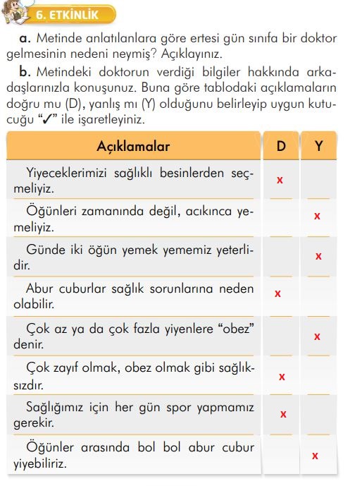 2. sınıf türkçe ders kitabı cevapları sayfa 121 ilke yayınları