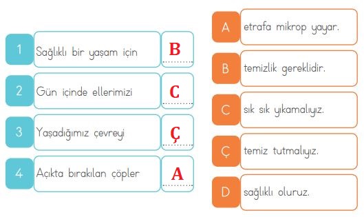 3. Sınıf Hayat Bilgisi MEB 111. Sayfa Cevapları