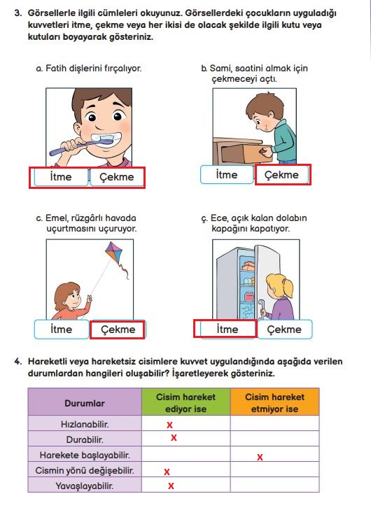 3. sınıf fen bilimleri 87. sayfa cevapları meb yayınları