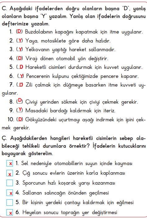 3. sınıf fen bilimleri sayfa 78 cevapları sdr dikey yayınları