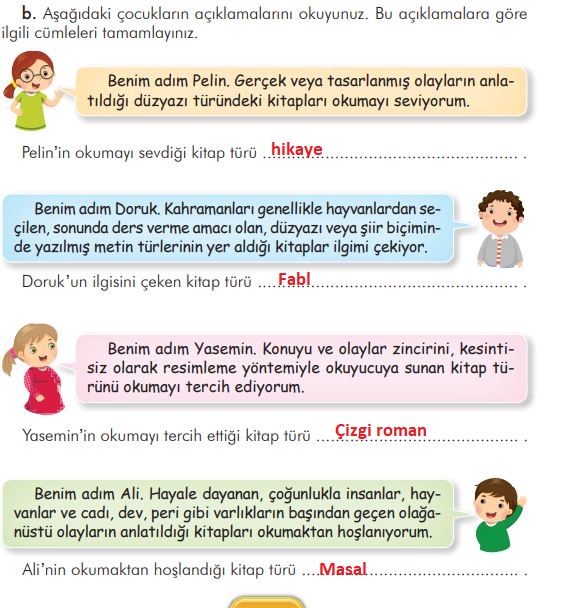 3. sınıf türkçe ders kitabı sayfa 104 cevapları ilke yayınları