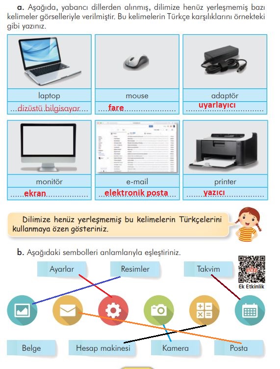 3. sınıf türkçe ders kitabı sayfa 105 cevapları ilke yayınları