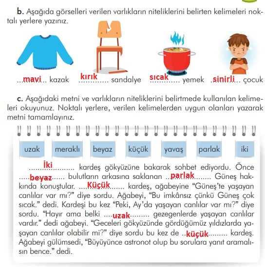 3. sınıf türkçe ders kitabı sayfa 112 cevapları ilke yayınları