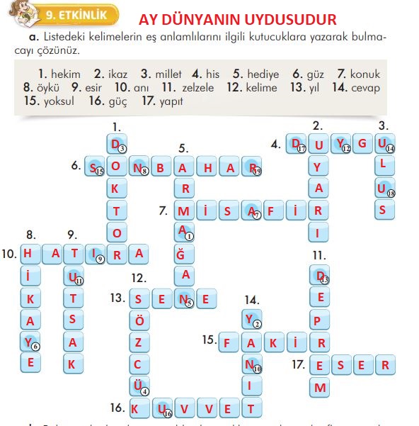 3. sınıf türkçe ders kitabı sayfa 115 cevapları ilke yayınları