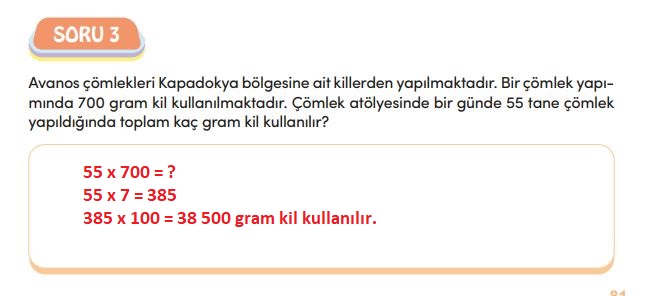 4. sınıf matematik ders kitabı cevapları sayfa 81 meb yayınları