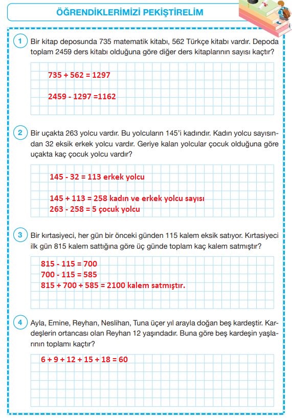 4. sınıf matematik ders kitabı cevapları sayfa 81 pasifik yayınları