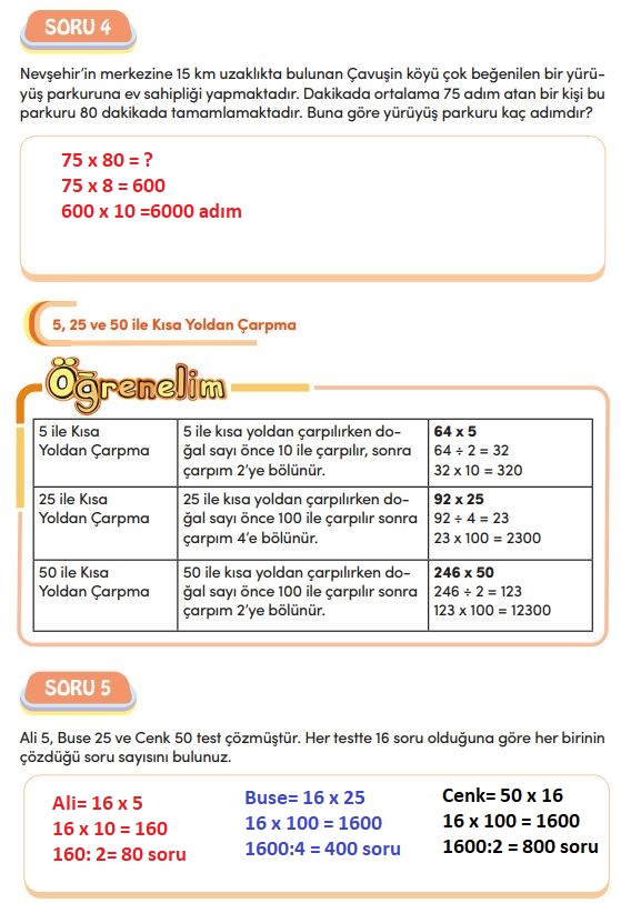 4. sınıf matematik ders kitabı cevapları sayfa 82 meb yayınları