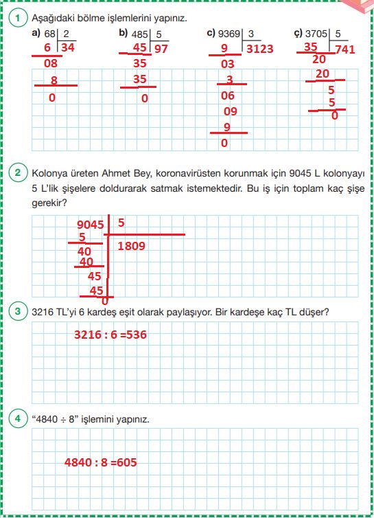 4. sınıf matematik ders kitabı sayfa 111 cevapları pasifik yayınları