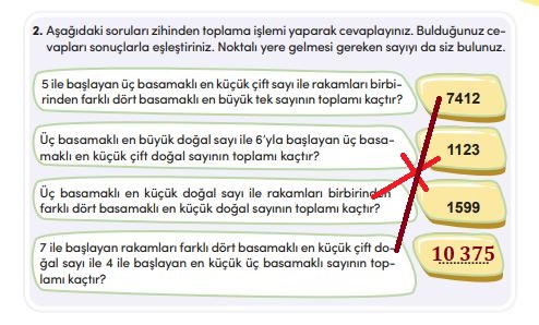 4. sınıf matematik ders kitabı sayfa 59 cevapları meb yayınları