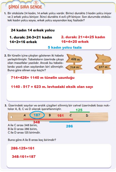 4. sınıf matematik ders kitabı sayfa 70 cevapları meb yayınları