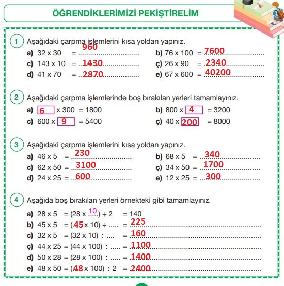 4. sınıf matematik ders kitabı sayfa 94 cevapları pasifik yayınları