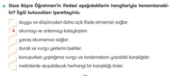 4. sınıf türkçe ders kitabı sayfa 86 cevapları tuna yayınları