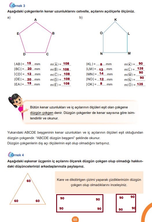 5. sınıf matematik 65. sayfa cevapları meb yayınları