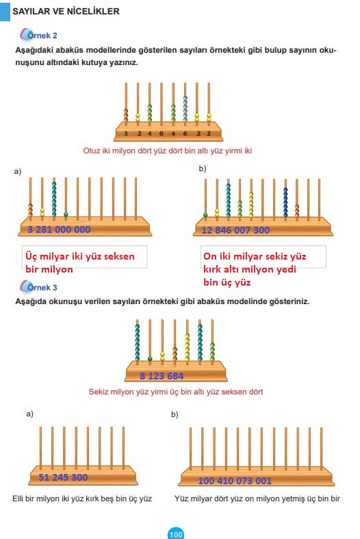 5. sınıf matematik ders kitabı cevapları sayfa 100 meb yayınları 1. kitap