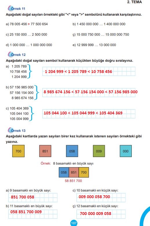 5. sınıf matematik ders kitabı cevapları sayfa 107 meb yayınları 1. kitap