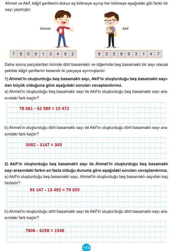 5. sınıf matematik ders kitabı cevapları sayfa 116 meb yayınları