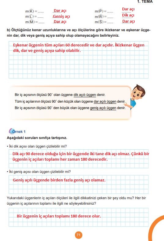 5. sınıf matematik ders kitabı sayfa 71 cevapları meb yayınları