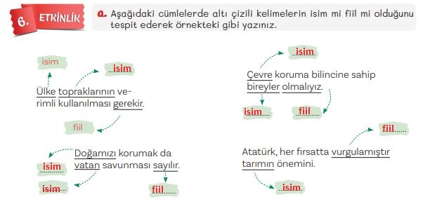 5. sınıf türkçe 125. sayfa cevapları meb yayınları