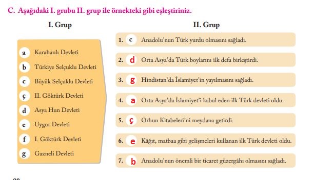 6. sınıf sosyal bilgiler ders kitabı cevapları sayfa 90 evos yayınları