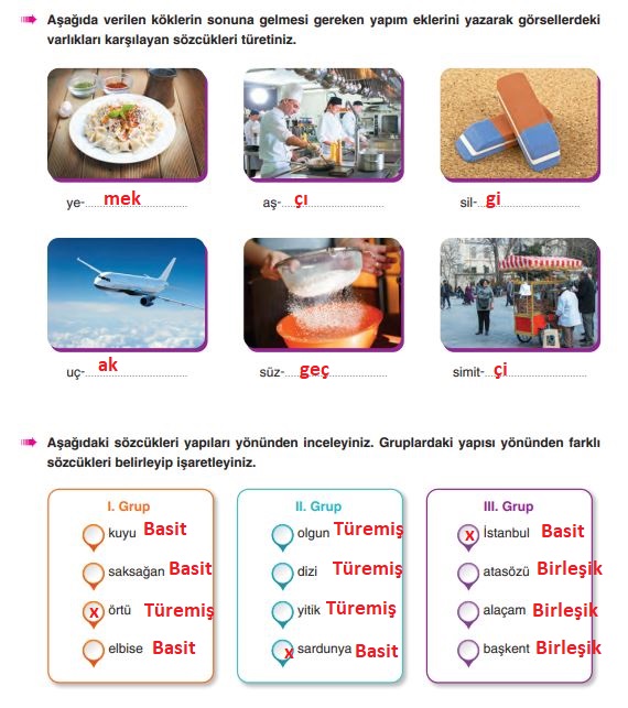 6. sınıf türkçe 55. sayfa cevapları yıldırım yayınları