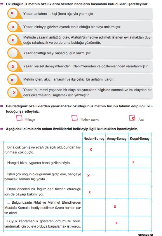 6. sınıf türkçe 62. sayfa cevapları yıldırım yayınları