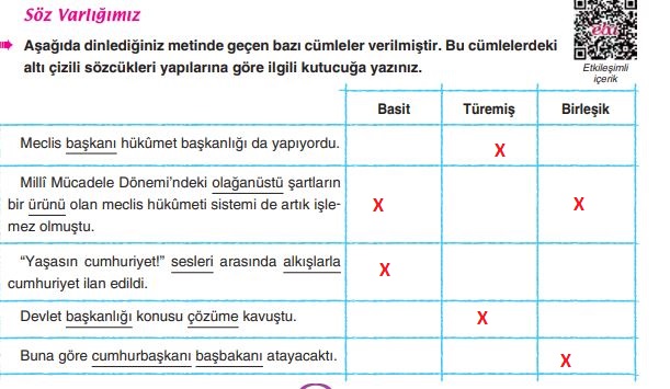 6. sınıf türkçe 68. sayfa cevapları yıldırım yayınları