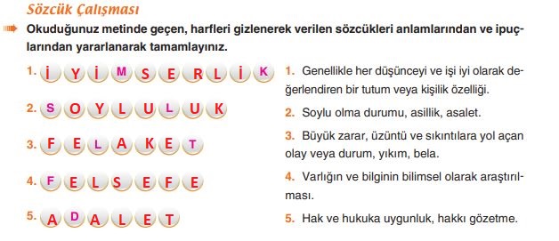 6. sınıf türkçe ders kitabı cevapları sayfa 79 yıldırım yayınları