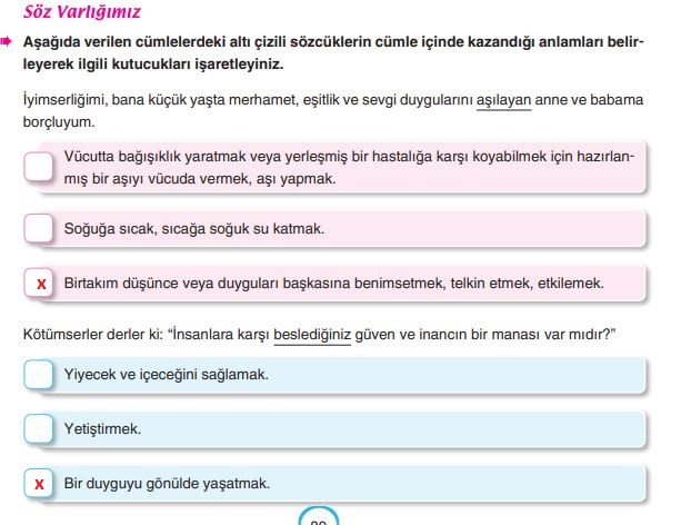 6. sınıf türkçe ders kitabı cevapları sayfa 80 yıldırım yayınları