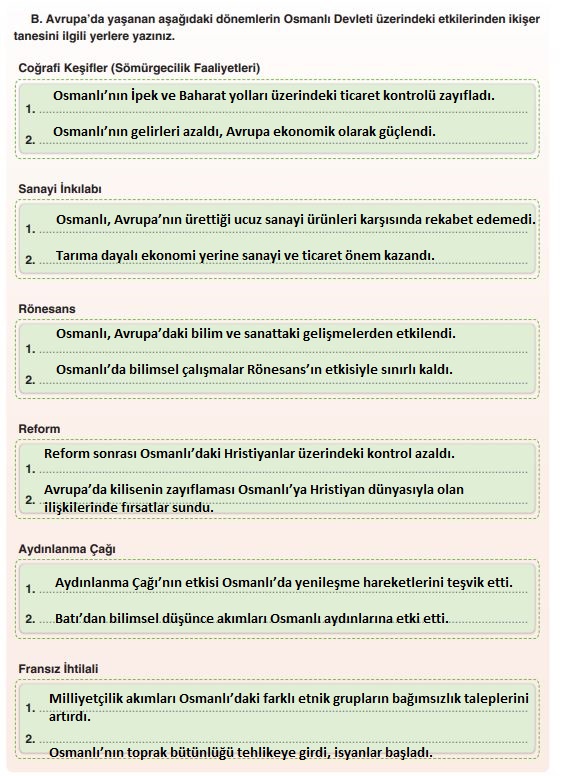 7. sınıf sosyal bilgiler ders kitabı cevapları sayfa 87 yıldırım yayınları